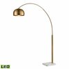 Elk Signature Solar Flair 77'' High 1-Light Floor Lamp - Aged Brass - Includes LED Bulb D3591-LED